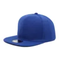 Gorra de béisbol plana azul snapback, sombrero hip hop de moda para protección solar al aire libre. - Ajustable / Azul zafiro