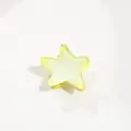 Adorable pince à cheveux étoile de mer jaune pour coiffure douce, mini accessoire frange. - Étoile de mer jaune
