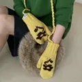 One Size / Jacquard Style / Yellow
