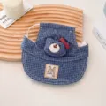 M (gorro talla única) / Sombrero / Sombrero de Oso Azul Oscuro