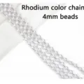4mm Parel Wit K (Koperbeplakt IJzer)