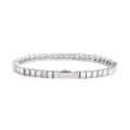 16cm / 3MM Steel Color Square 2 White + 1 Pink