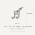 Double Note Pendant