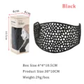 Hollow Matte Anti-Slip Style / Standard Box Packaging / Black