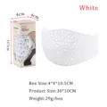 Hollow Matte Anti-Slip Style / Standard Box Packaging / White