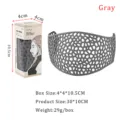 Hollow Matte Anti-Slip Style / Standard Box Packaging / Gray