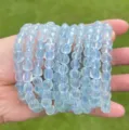 Ακανόνιστο Βαρέλι (5-6mm) / Βραχιόλι Καραμέλας Φυσικού Ακουαμαρίνας 5A