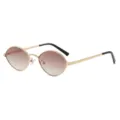 Gold Frame Double Brown Photochromic Lens (Non-Polarized)