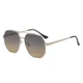 Silver Frame Gray-Brown Photochromic Lens (Non-Polarized)