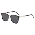 Silver Frame Black Gray Lens