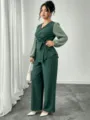 1XL / Μπλούζα Και Παντελόνι / Πράσινο