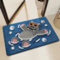 Ippopotamo Accogliente (Blu)
