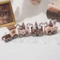 Large Brown Christmas Train