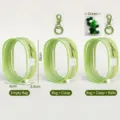 Double Zipper Square Green / Empty Bag