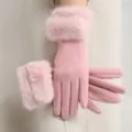 De rong double fleece - pink / One Size