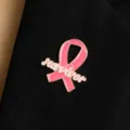 Spilla in Metallo Sensibilizzazione Cancro al Seno (7437)