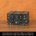 Caja de Almacenamiento Pequeña (6266B-01) / Verde esmeralda