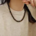 8mm Tiger Eye Necklace