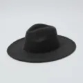 Hat Circumference 58cm (Adjustable) / Heather Black