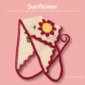One Size / Sunflower Pattern / Red