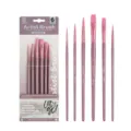 6 Pièces Manche Rose Pinceau (HB519E)