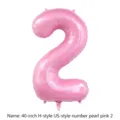 Number 2 / 40 Inch (With Individual Packaging) / Pink
