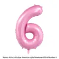 Number 6 / 40 Inch (With Individual Packaging) / Pink