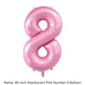 Number 8 / 40 Inch (With Individual Packaging) / Pink