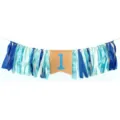 DFU219 Blue 1-Year-Old High Chair Flag