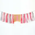 DFU221 Pink 1-Year-Old Cherry Gray High Chair Flag