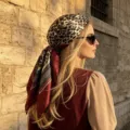 Leopard-Wine Red