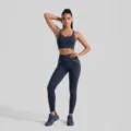 S / Top And Bottom / Navy Blue + Navy Blue