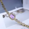 Square Gold Purple