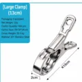 Large Windproof Style / 13cm / Silver