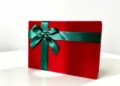Wine Red with Pure Green Bow