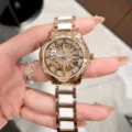 Rose Gold Ceramic Splicing Strap (302) / Rose Gold