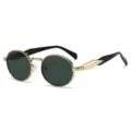 Gold Frame Dark Green Lenses