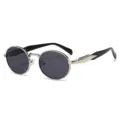 Silver Frame Grey Lens