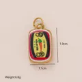 No.13 Square Tag Chili Only (Without Chain)