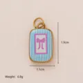 No.5 Square Tag Bow Only (Without Chain)