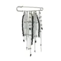 Silver With Black Beads
