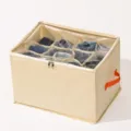 Non-woven Style / 12-Compartment Pack / Beige