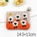 Five Sheep White Red