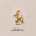 Balloon Dog Pendant / Gold