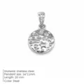 Stern Runder Teller Stil / Silber