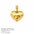 Geometrischer Herzstil / Gold