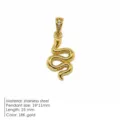 Schlangen-Stil / Gold