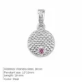 Gitter Runde Platte Stil / Silber