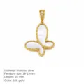 Kleiner Schmetterling Stil / Gold