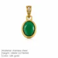 Ovaler Vintage-Stil / Gold